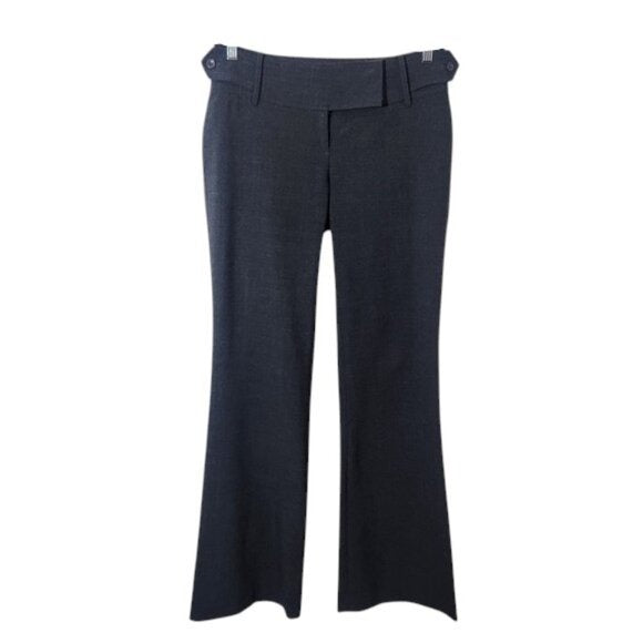 Body by Victoria Christie Fit Gray Dress Pants with Flare Legs Size 4 Tall