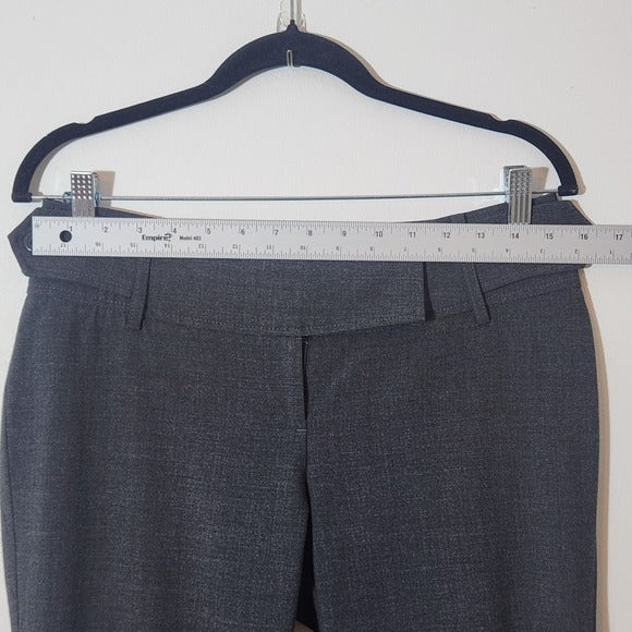 Body by Victoria Christie Fit Gray Dress Pants with Flare Legs Size 4 Tall