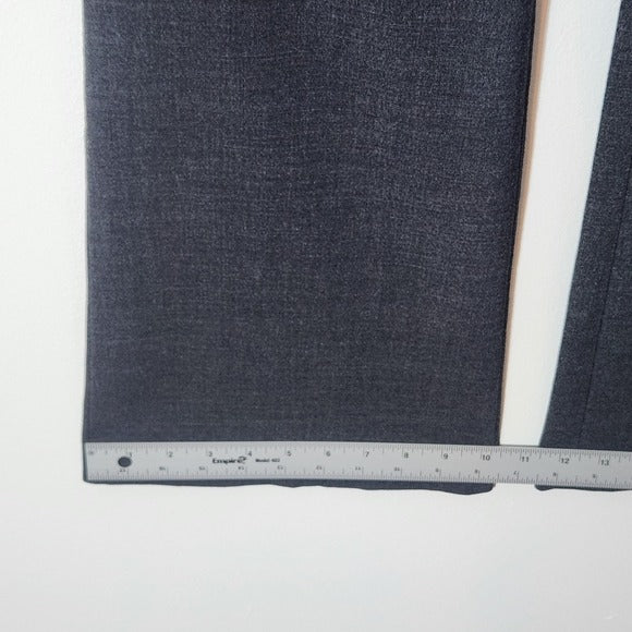 Body by Victoria Christie Fit Gray Dress Pants with Flare Legs Size 4 Tall