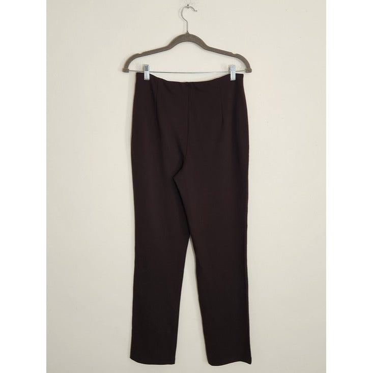 Belle by Kim Gravel Dark Brown Pull-On Pants Size 10