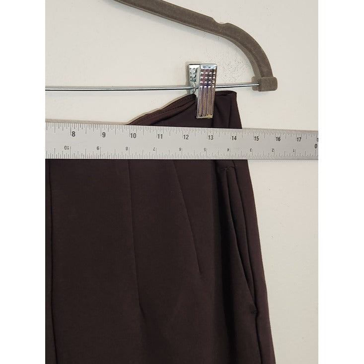 Belle by Kim Gravel Dark Brown Pull-On Pants Size 10