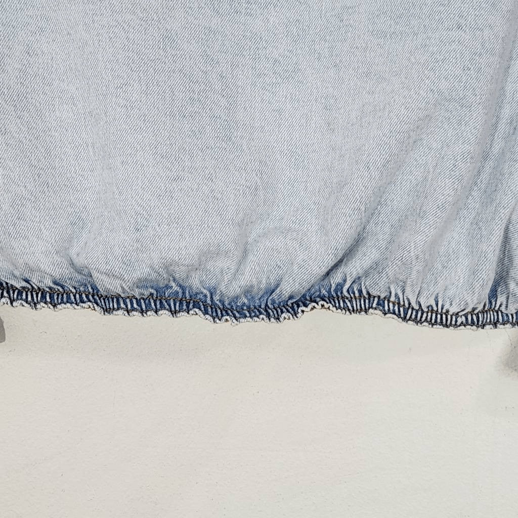 WeWoreWhat Cropped Denim Top Size Medium NWT Denim Sexy Crop Top