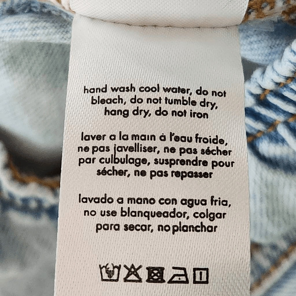 WeWoreWhat Cropped Denim Top Size Medium NWT Denim Sexy Crop Top