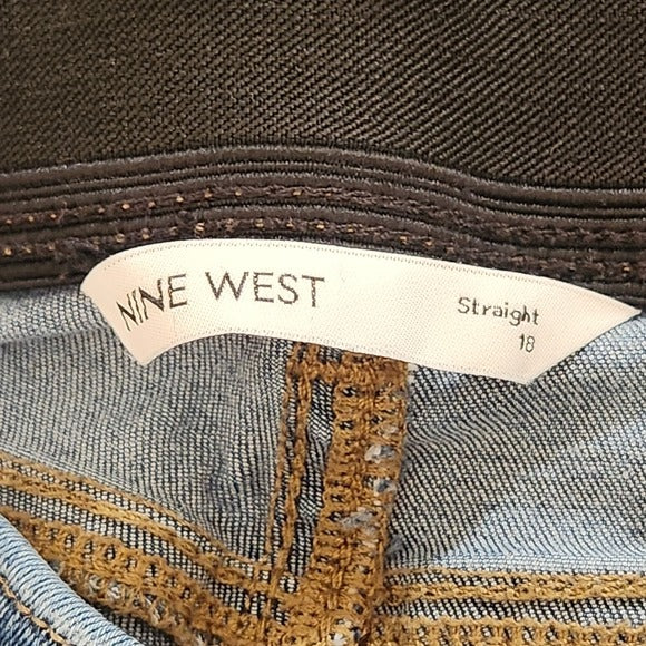 Nine West Women's Straight Leg Jeans Size 18