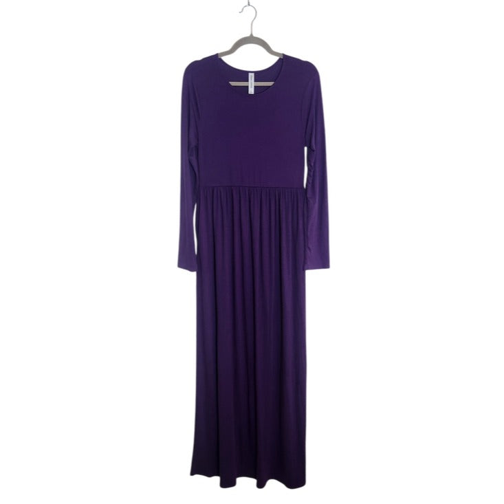 Zenana Outfitters Purple Maxi Dress Size Large