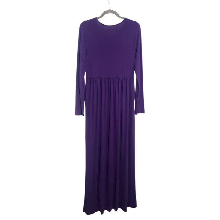 Zenana Outfitters Purple Maxi Dress Size Large