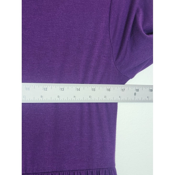 Zenana Outfitters Purple Maxi Dress Size Large