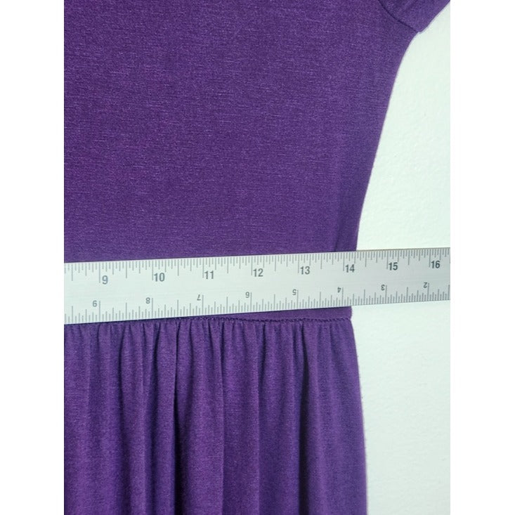 Zenana Outfitters Purple Maxi Dress Size Large