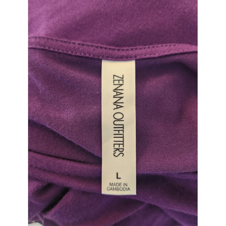 Zenana Outfitters Purple Maxi Dress Size Large