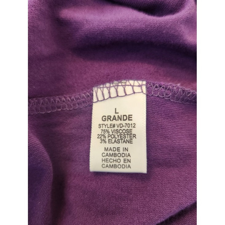 Zenana Outfitters Purple Maxi Dress Size Large