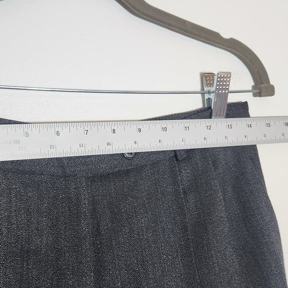Talbots Classic Gray Wool Pleated Dress Pants Size 8
