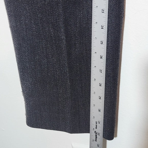 Talbots Classic Gray Wool Pleated Dress Pants Size 8