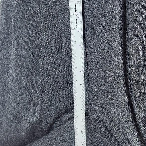 Talbots Classic Gray Wool Pleated Dress Pants Size 8