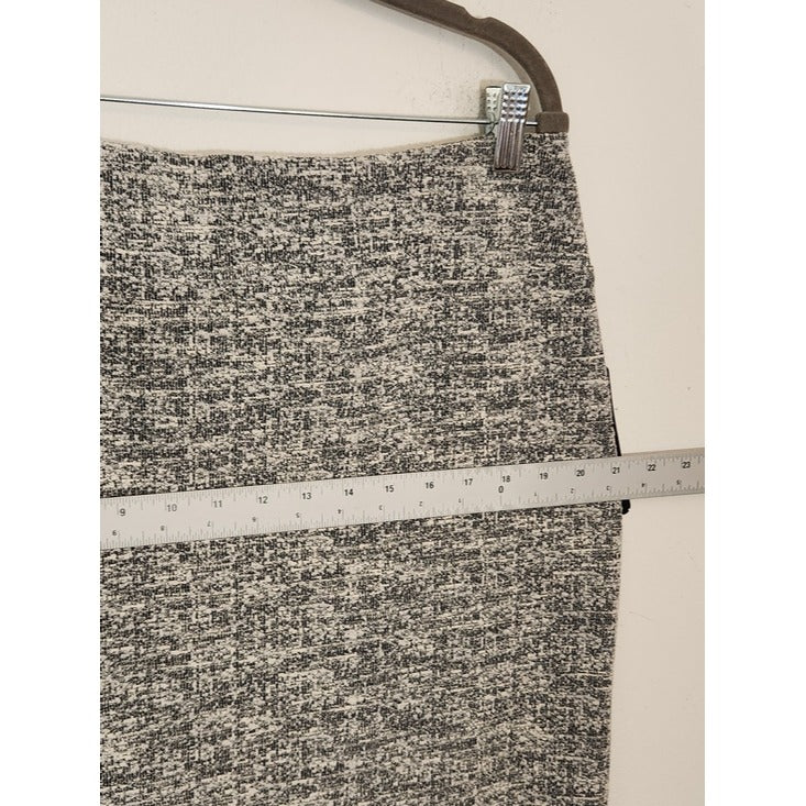 Soho Apparel Black and White Tweed Pencil Skirt Size Large NWT