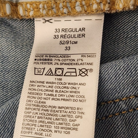 Gap Fitted Jeans Gap for Good Legging Style Size 33