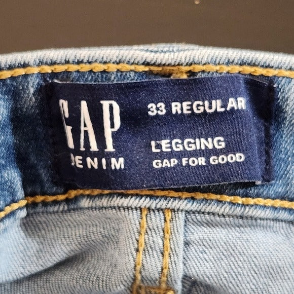 Gap Fitted Jeans Gap for Good Legging Style Size 33