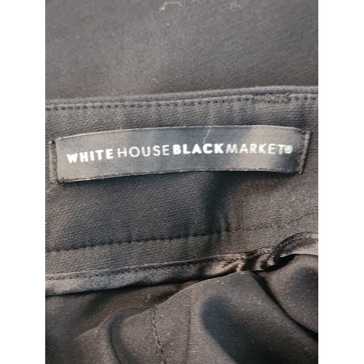 White House Black Market Black Slim Leg Ankle Pants Size 4