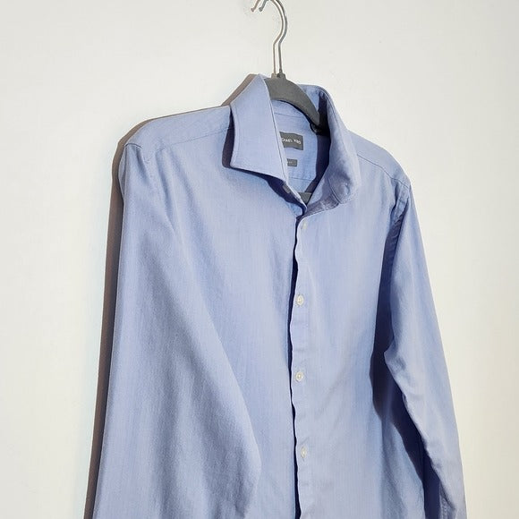 Michael Kors Light Blue Button-Down Shirt Size Medium