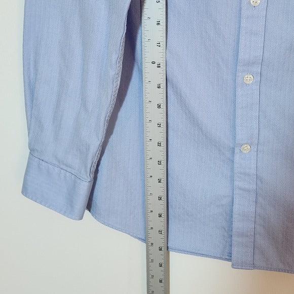 Michael Kors Light Blue Button-Down Shirt Size Medium