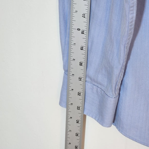 Michael Kors Light Blue Button-Down Shirt Size Medium
