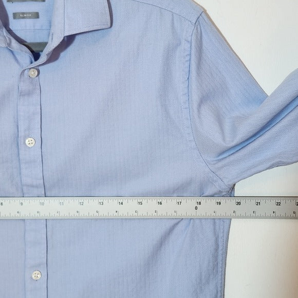 Michael Kors Light Blue Button-Down Shirt Size Medium