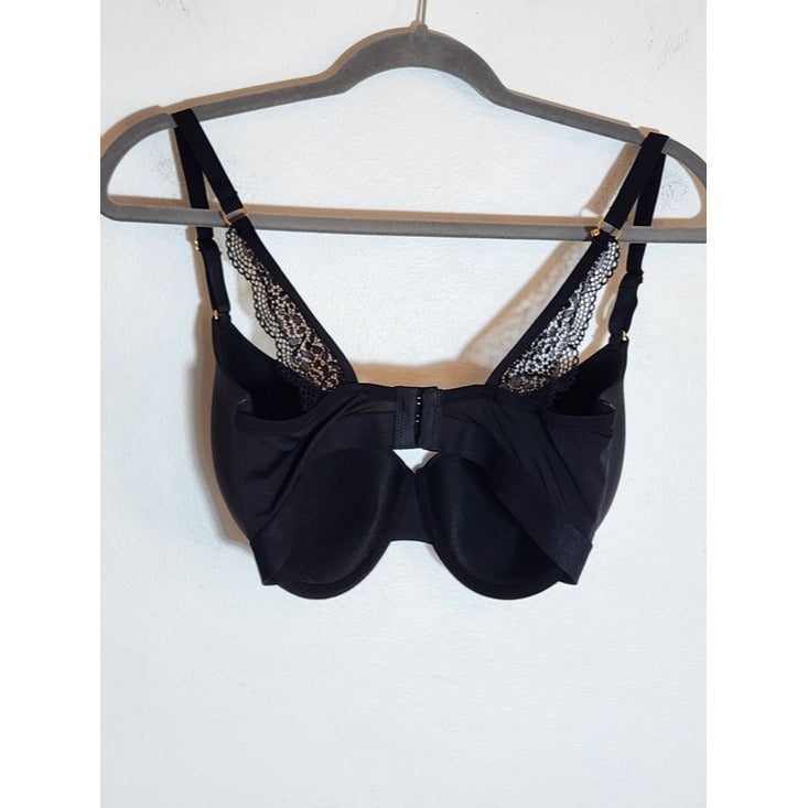 Lively Black Smooth Cup Convertible Racerback Bra Size 36DDD