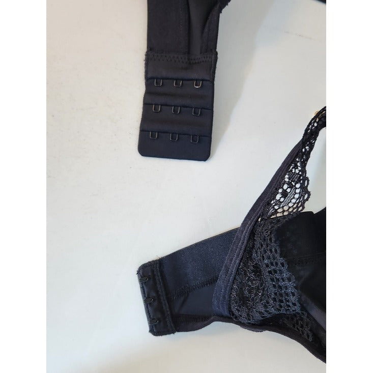 Lively Black Smooth Cup Convertible Racerback Bra Size 36DDD