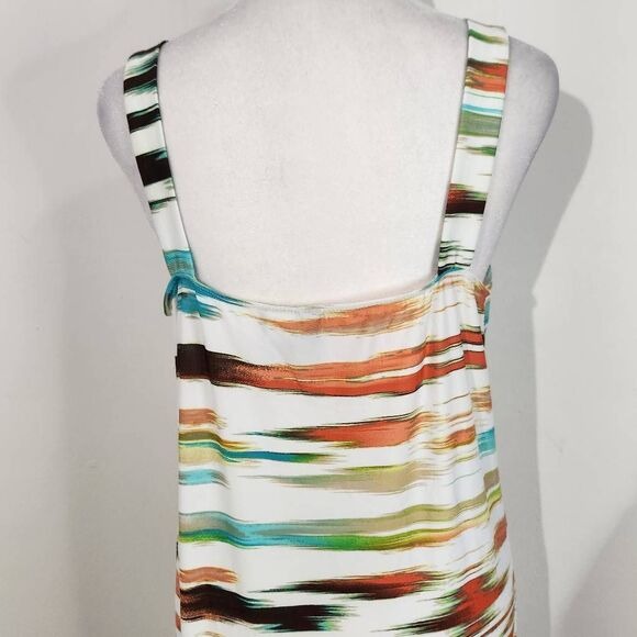 New Directions Multi-Color Sleeveless Maxi Dress Size Medium