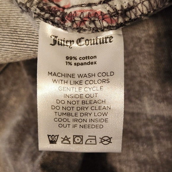 Juicy Couture Gray Straight Leg Jeans Size 18W NWT