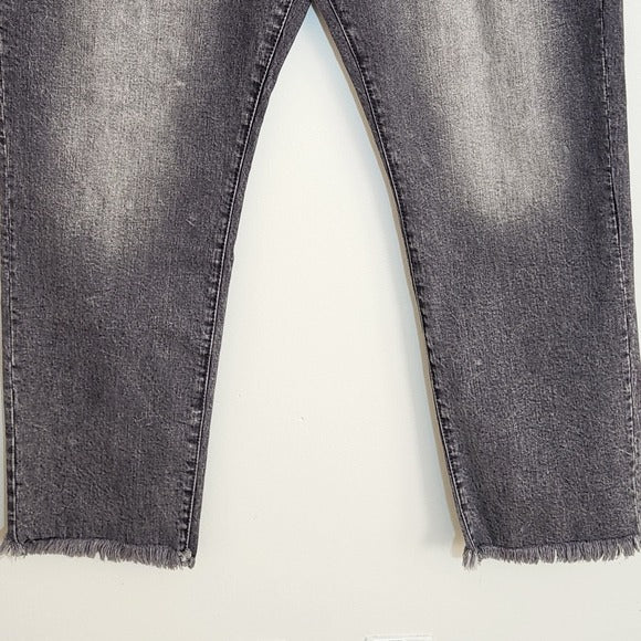 Juicy Couture Gray Straight Leg Jeans Size 18W NWT