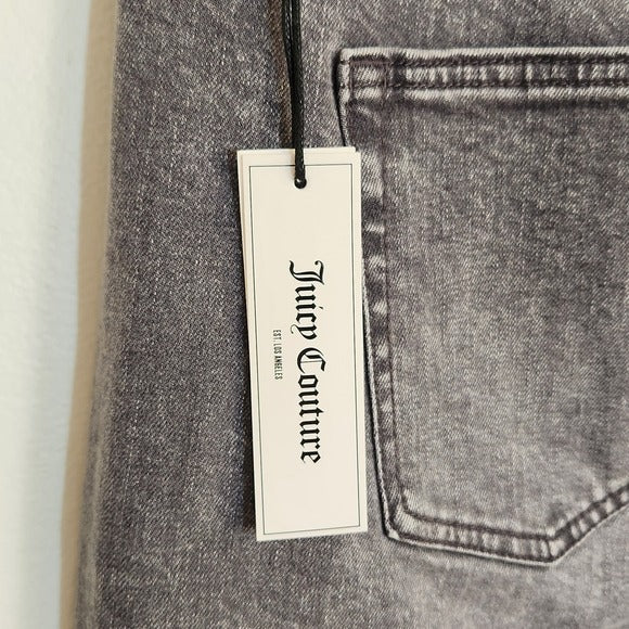 Juicy Couture Gray Straight Leg Jeans Size 18W NWT