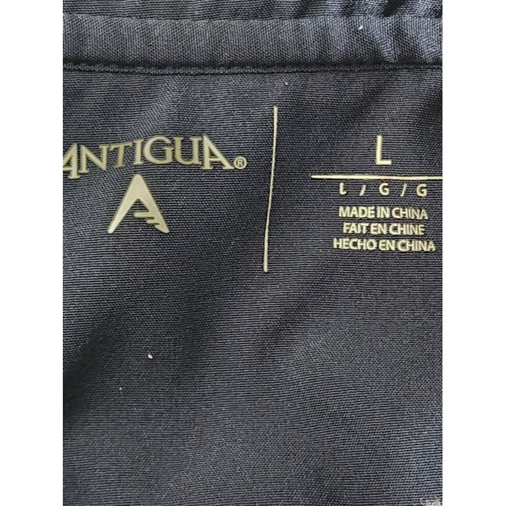 Antigua Memphis Grizzlies Heathered Navy Quarter Zip Pullover Size Large