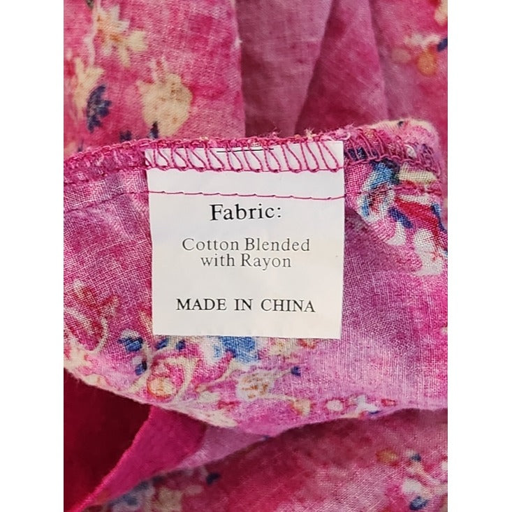 Magenta Pink Tiered Maxi Dress Size 2X