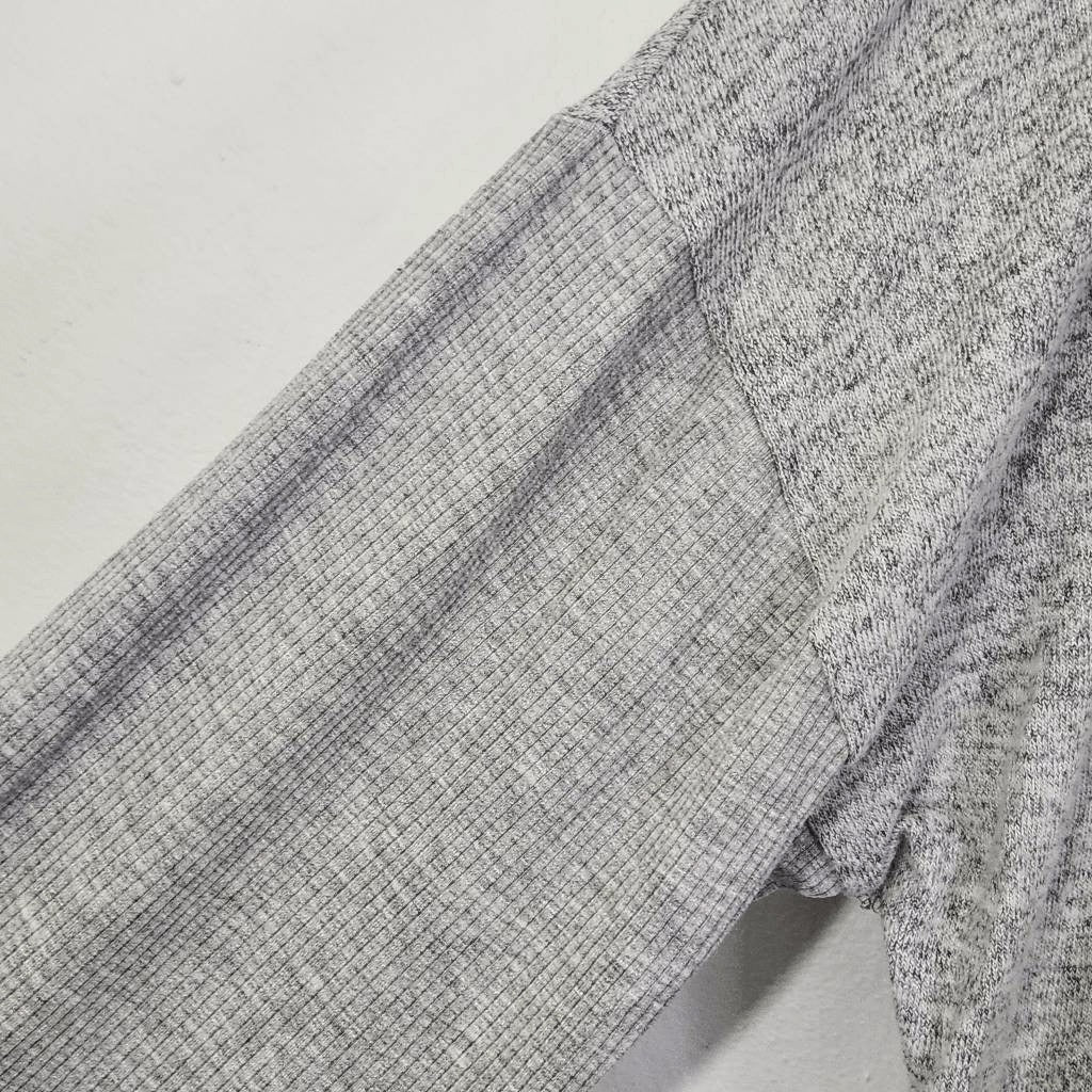 Gray Sweatshirt Pullover Gray Top with Open Back Size Large Gray Pullover