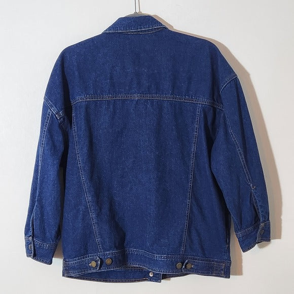 Dreams Vintage 90s Embellished Denim Jacket Size Large