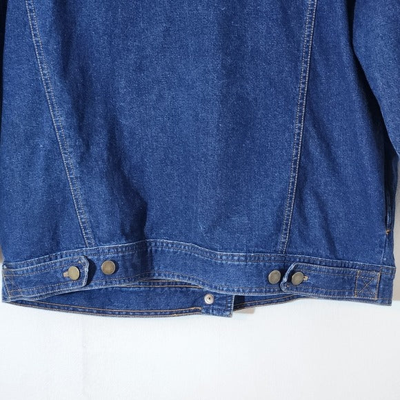 Dreams Vintage 90s Embellished Denim Jacket Size Large