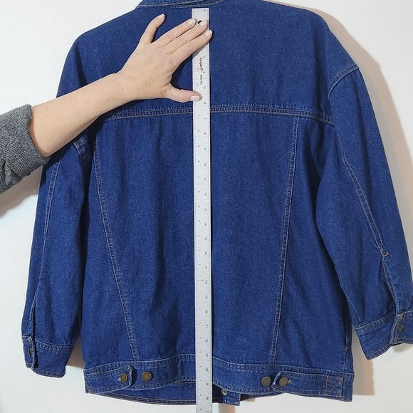 Dreams Vintage 90s Embellished Denim Jacket Size Large