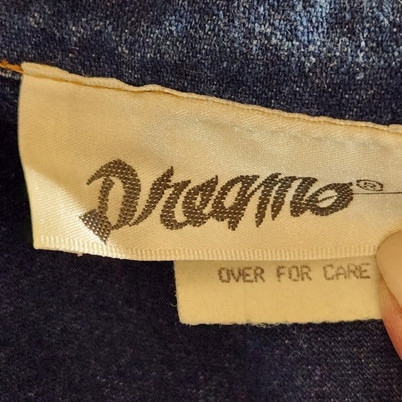 Dreams Vintage 90s Embellished Denim Jacket Size Large