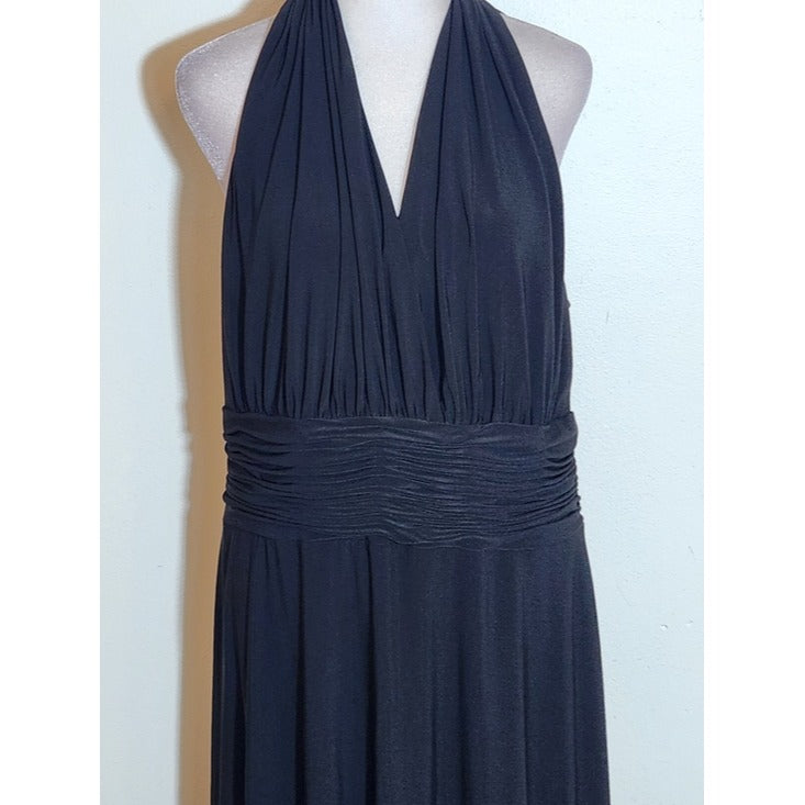 Evan Picone Black Sleeveless Midi Cocktail Dress Size 16W