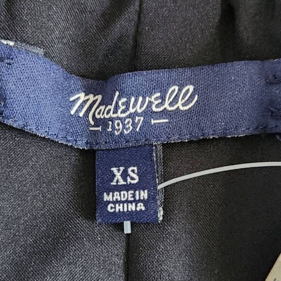 Madewell Black Lace Mini Skirt NWT Size XS Madewell Black Pull-on Skirt