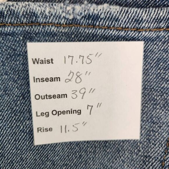 STS Blue Caroline Straight Leg High-Rise Distressed Jeans Size 32, New