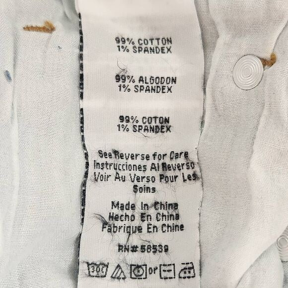 STS Blue Caroline Straight Leg High-Rise Distressed Jeans Size 32, New