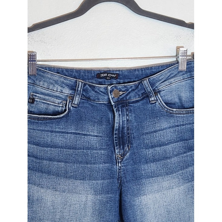 Dear John Medium Wash Denim Jean Shorts Size 29