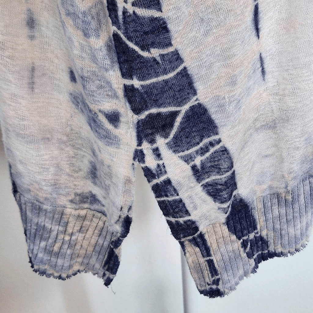 Maronie Dyed and Distressed Oversized Top Size Medium