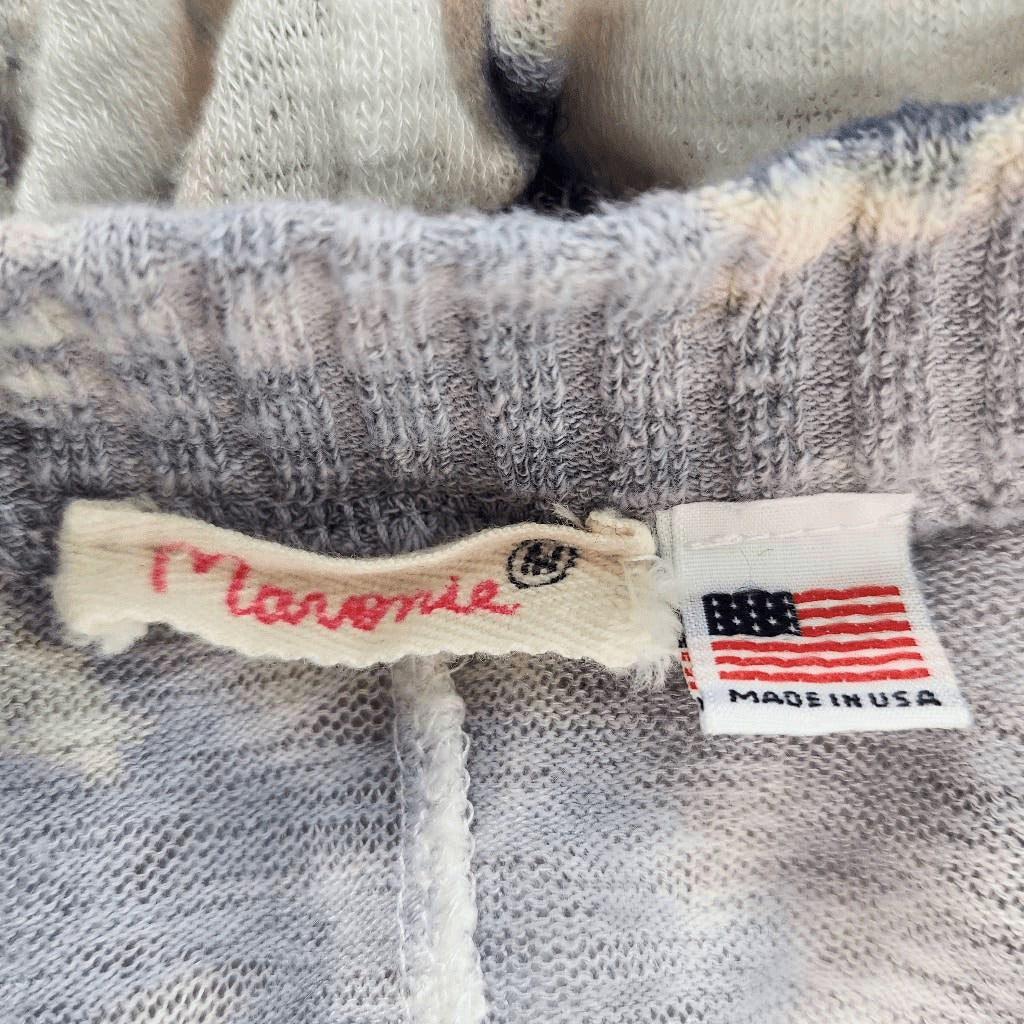 Maronie Dyed and Distressed Oversized Top Size Medium