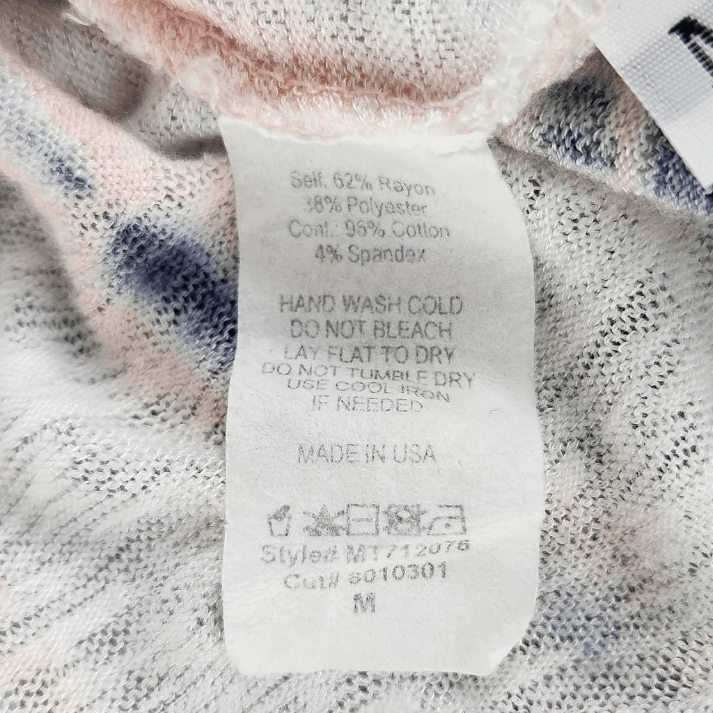 Maronie Dyed and Distressed Oversized Top Size Medium