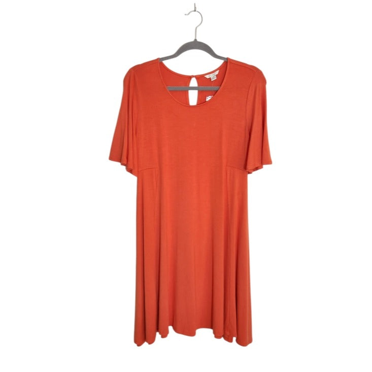 Cato Casual Orange A-line Dress Size Small NWT