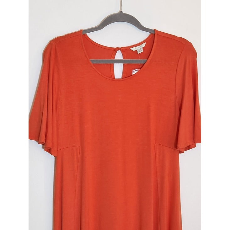 Cato Casual Orange A-line Dress Size Small NWT