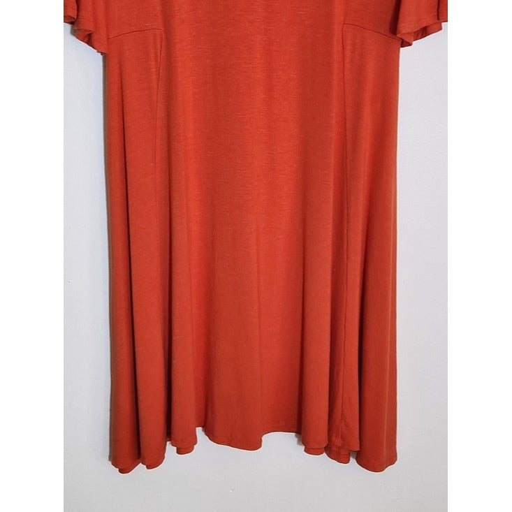 Cato Casual Orange A-line Dress Size Small NWT
