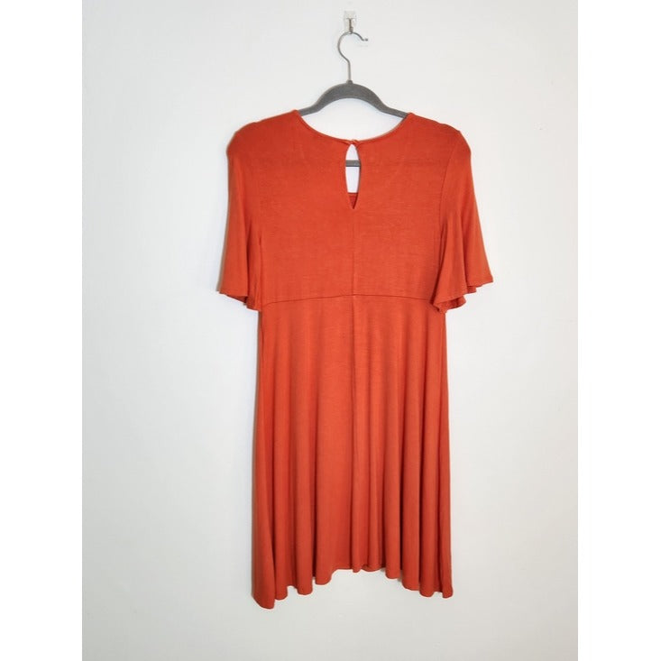 Cato Casual Orange A-line Dress Size Small NWT